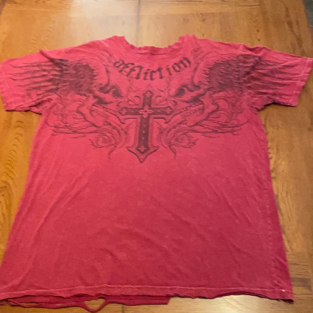 3xl Red Affliction shirt. 100% Cotton shirt.